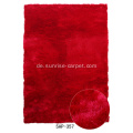 Polyester Seide Shaggy Plain Farbe Teppich